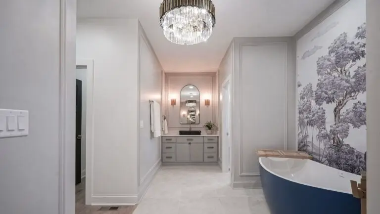 bathroom vanity and walls painted by Altavista Painting Pro